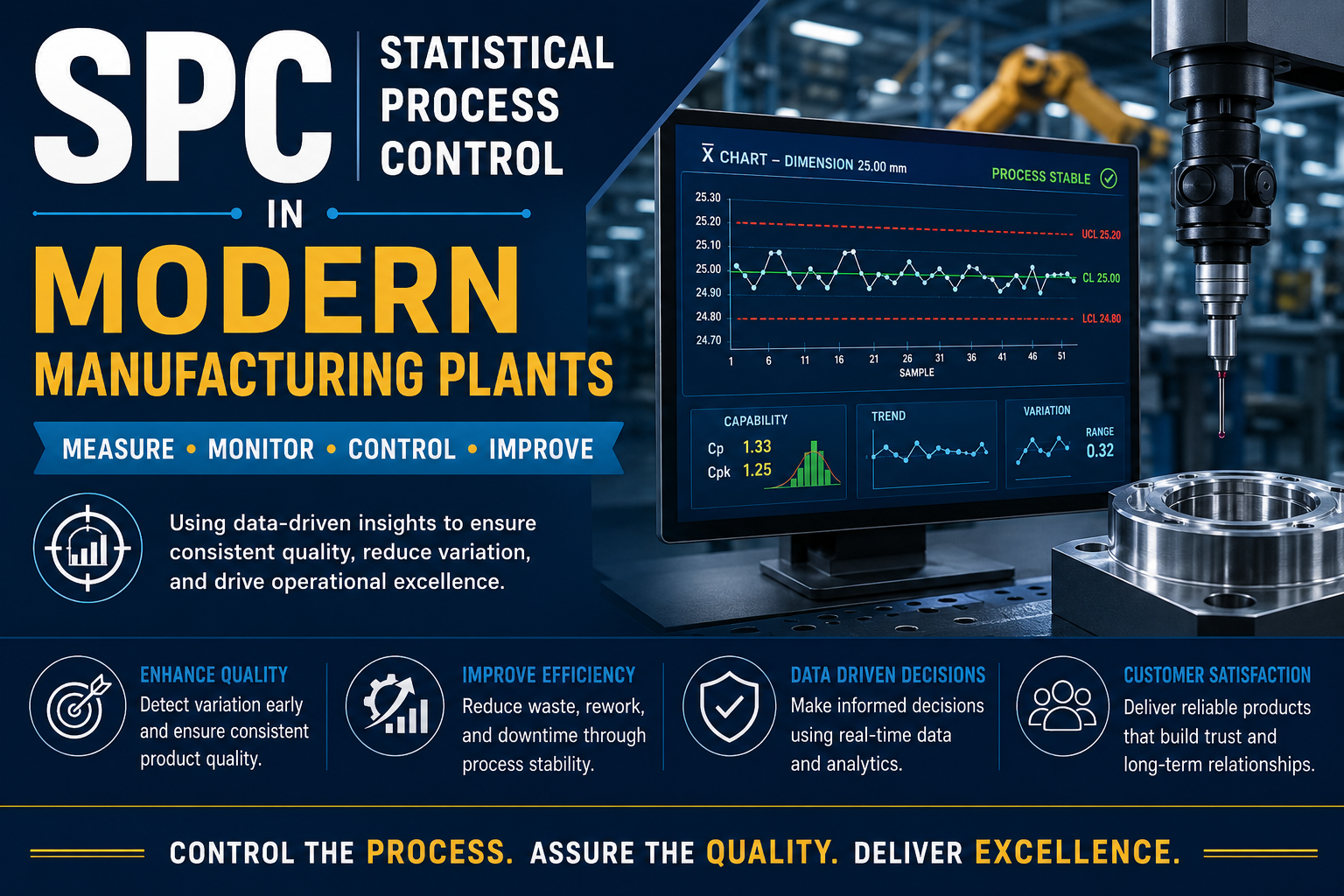 Statistical Process Control (SPC) in Modern Manufacturing Plants